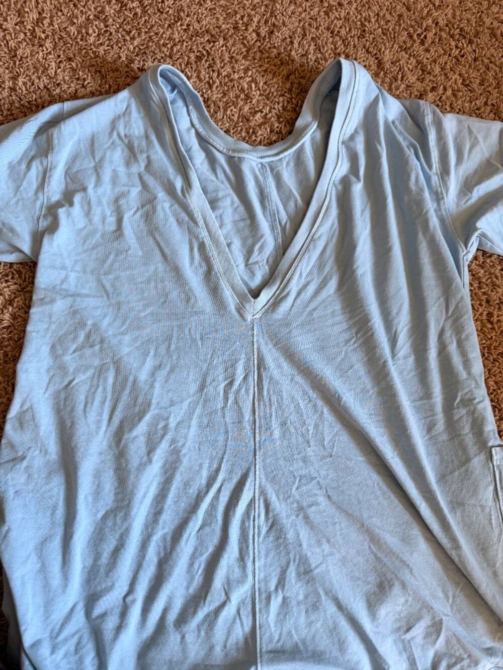 Free People Hotshot Romper Light Blue - Picture 2 of 2